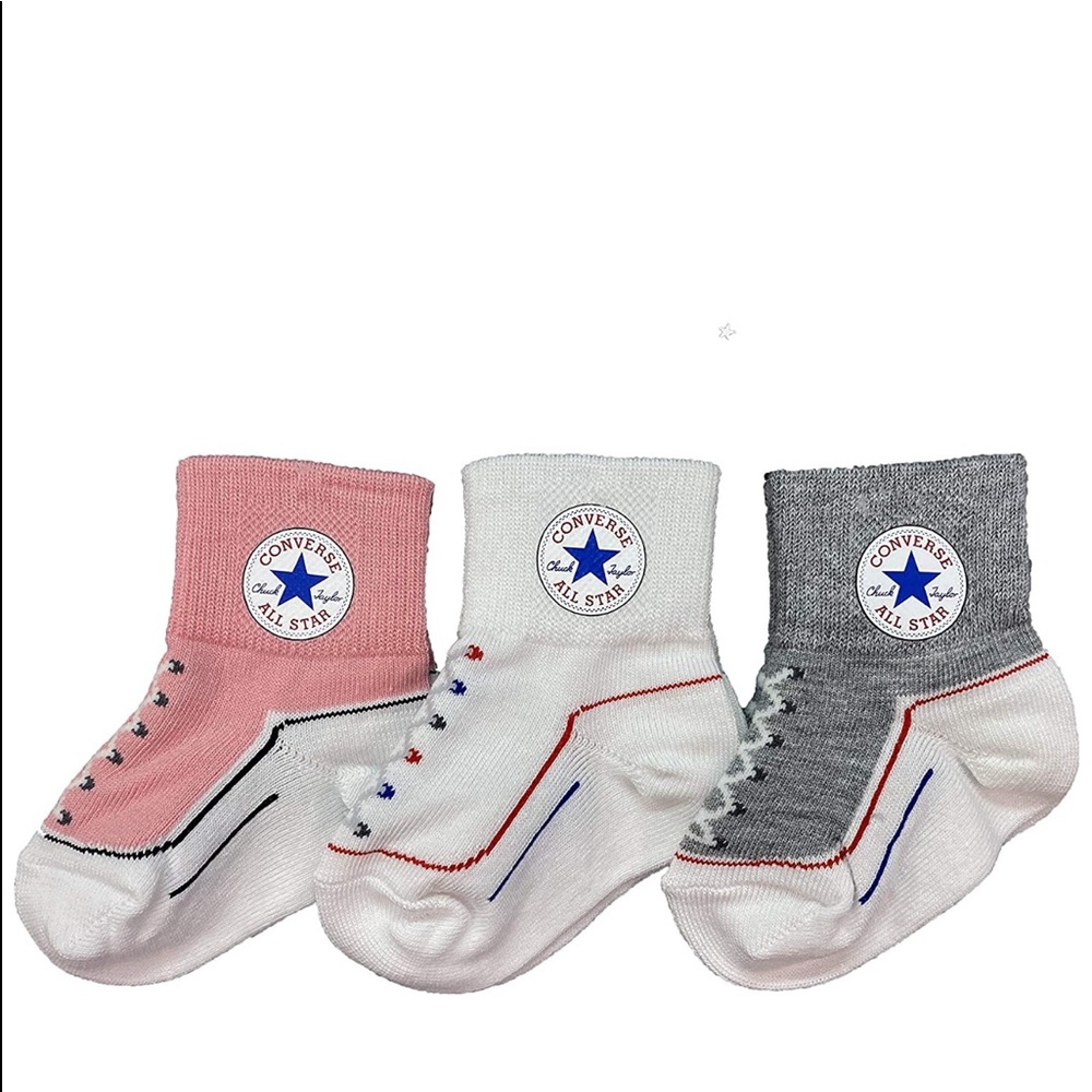 Converse Infant Toddler Socks 3 Pack